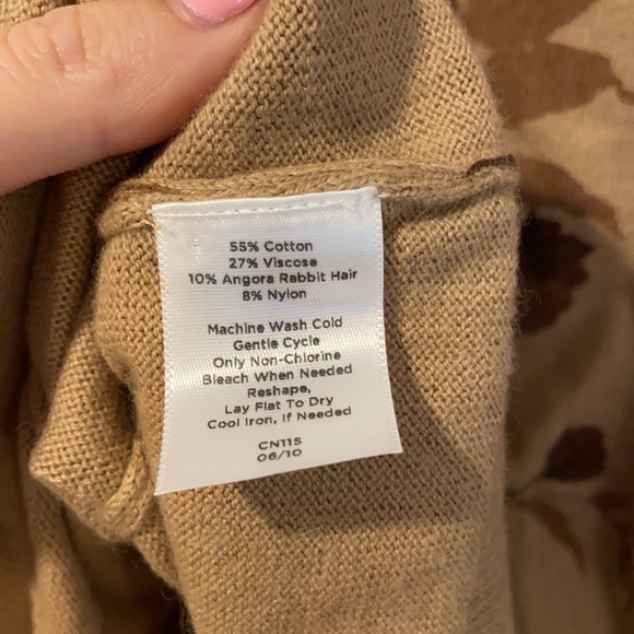 Super Soft Talbots Floral Print Cardigan Size P - Picture 9 of 11